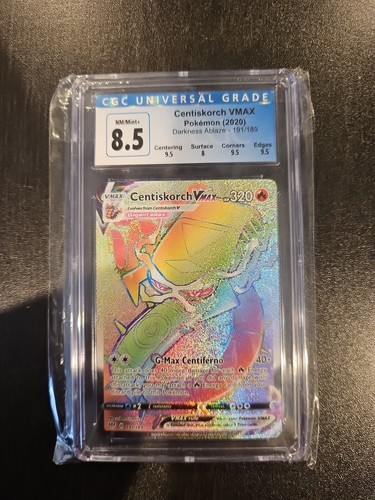 Centiskorch VMAX graded CGC 8.5 for sale on eBay