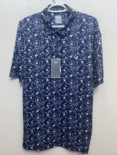 NEW Callaway Men's Large Blue Golf Polo Shirt NWT 78