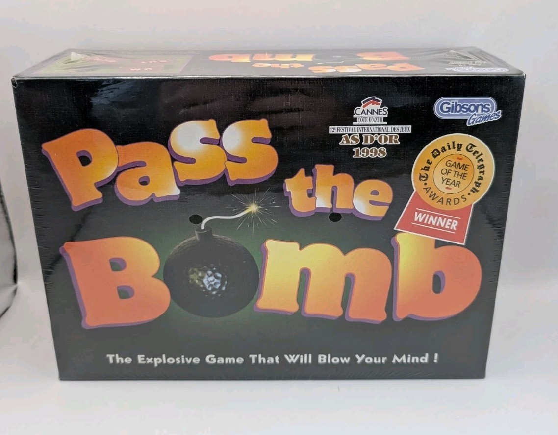 Pass The Bomb Family Party Game 1994 Gibsons Games Brand New Sealed Free Post