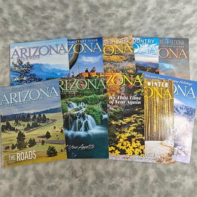 Arizona Highways Mag Lot 10 Issues 2023 Jan-Jul Oct-Nov Dec Southwest Travel Pic