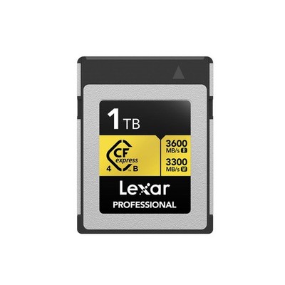 Lexar LCXEXP4001T-RNENG Professional Gold Cfexpress 1tb 4.0 Type B Card
