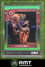 Saddiq Bey 2024-25 Panini Hoops Green 30/99 Washington Wizards #54