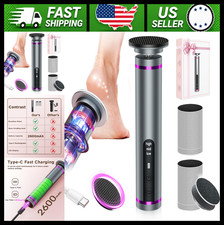Electric Foot Callus Remover with Nano Glass Head and Sandpaper Discs