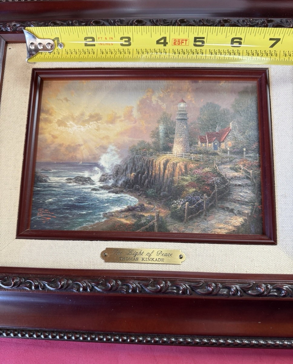 2003 Thomas Kinkade “The Light of Peace” 5”x 7” Accent Print by
