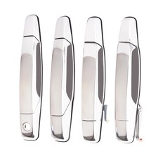 4x Exterior Chrome Door Handle Kit For 07-13 Gmc Sierra Chevy Silverado Escalade 4x Exterior Chrome Door Handle Kit For 07-13 Gmc Sierra Chevy Silverado Escalade