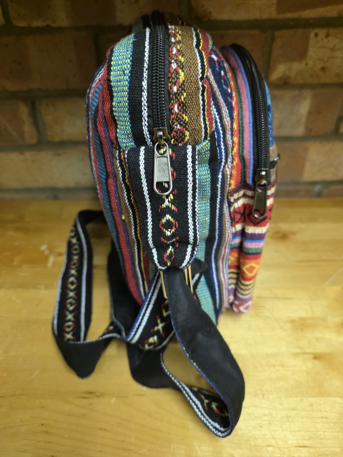 Funky Threads Small Lightweight Bag Handmade Hima… - image 6