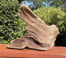 DRIFTWOOD Natural Freshwater TERRARIUM Aquarium DECOR Crafts 14" Wavy Grain Arch