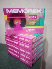 9 Memorex DBS 90 Blank Audio Cassette Tapes SEALED NEW