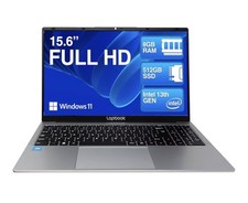 Lapbook 15.6" Windows 11 Laptop 8GB RAM 512GB SSD FHD Student Office S15 N2