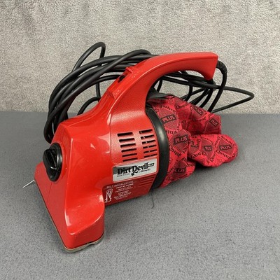 Dirt Devil Plus 503 Handheld Vacuum Cleaner Red Bagged Made In USA