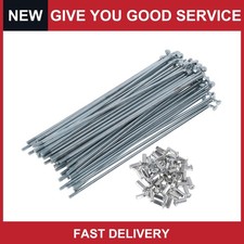 48Set 10G Bicycle Spokes 160mm Bike Wheel Spokes Carbon Steel Galvanized