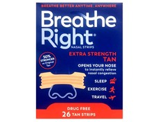 Nasal Strips to Stop Snoring, Drug-Free, Extra Tan, 78 Count 26 Each, Pack o...