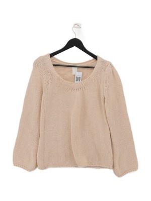 Vanessa Bruno Damen Pullover S hellbraun 100% andere Rundhals Pulli
