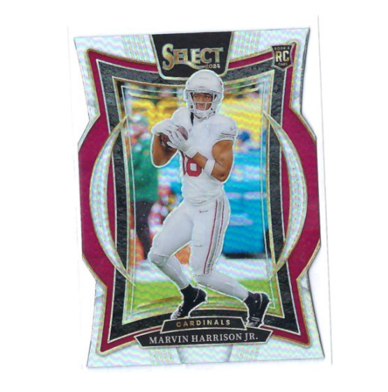 2024 Select Marvin Harrison Jr. Concourse RC Silver Prizm #28 Cardinals