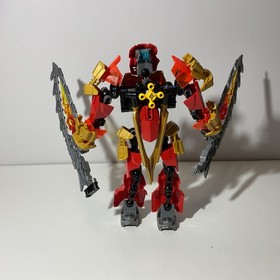 LEGO Bionicle Tahu Master of Fire 70787 Complete Both Masks Skull Spider