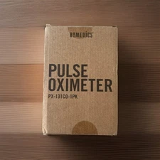 HoMedics Pulse Oximeter - Pulse Heart Rate Blood Oxygen Levels For Finger NEW