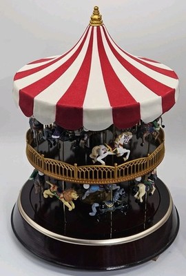 Mr. Christmas Double Decker Carousel - Vintage Animated Music Box