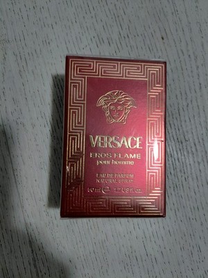 Versace Eros Flame Eau de Parfum Spray 1.7 fl oz Vanillin Lavender Cedarwood