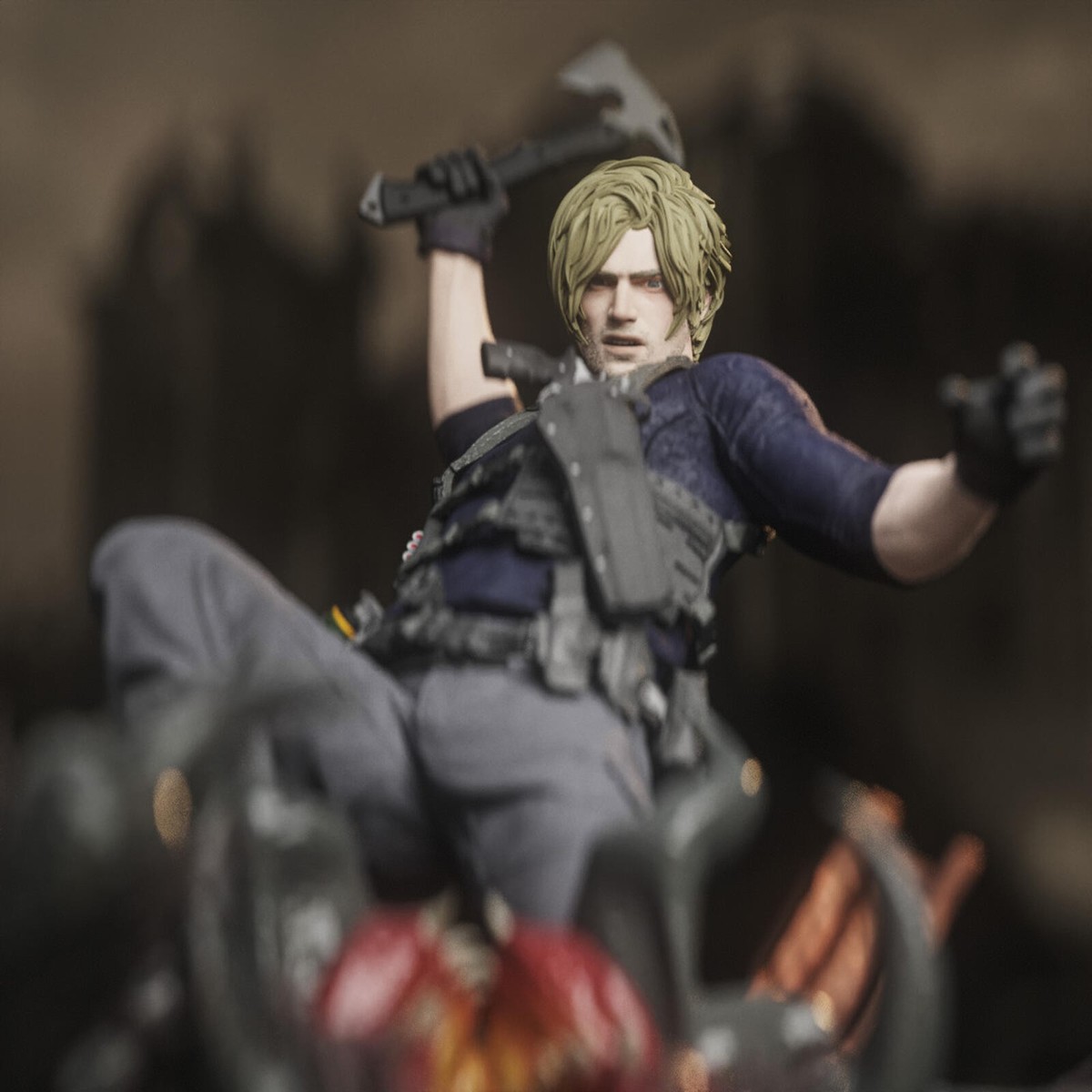 Leon S. Kennedy | REQUIEM | High Quality Unpainted Resin Garage