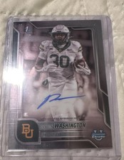 2025 Bowman University Chrome - Chrome Prospect Autographs Bryson Washington 