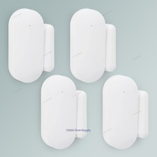4pcs Wireless Door/Window Sensors For Intrusion Detection Mini Hidden Install