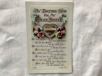 Mein Geburtstagswunsch für meine liebe Schwester Gott segne dich Liebe... Lilywhite Fotografie