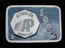 QG23157 VINTAGE 1992  AG PARTS LTD. AP  FARMING  AGRICULTURE COMPANY BUCKLE