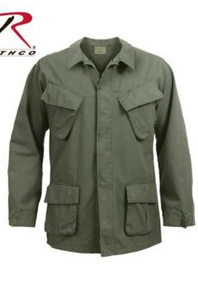 Rothco Vintage US Army M64 Veste Terrain OG-107 RipStop Vietnam Vert - Photo 1/3