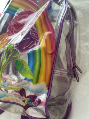 Vintage Lisa Frank 1990s Mini Backpack Clear Butterflies Roses | eBay