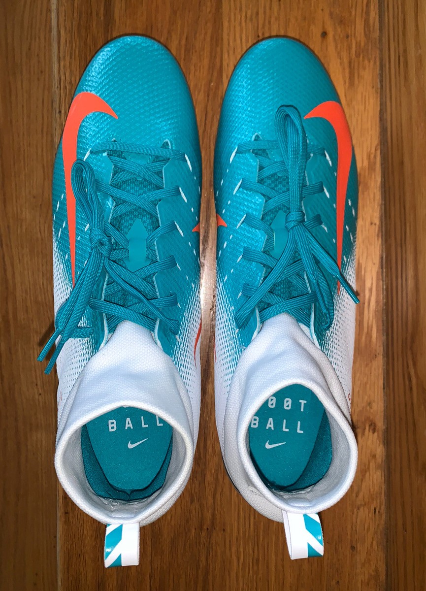 Nike Vapor Untouchable Pro 3 Football Cleats AO3021-103 Miami