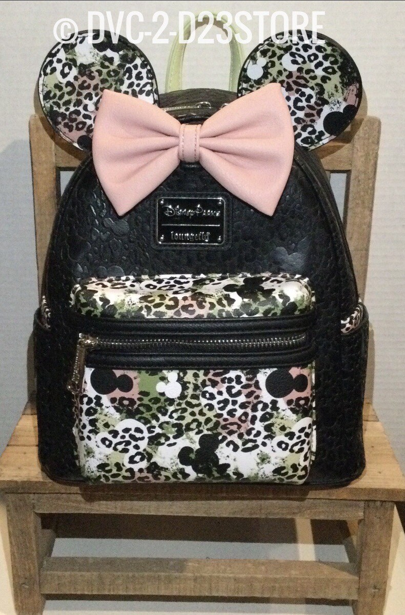 Disney Loungefly Animal Kingdom Backpack & Ears Black