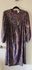 Vintage Sears Fashion Paisley Floral Muumuu House Dress Womens 16.5 USA Union