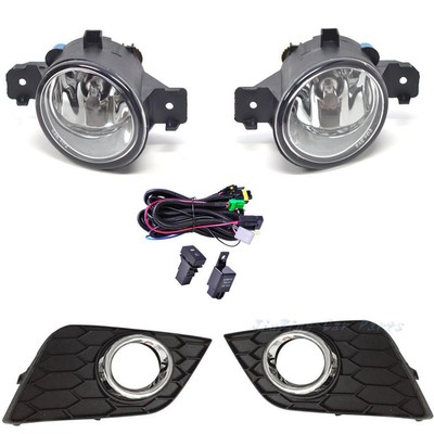 NEW FOG LAMP LIGHT+Fog Light Cover+The switch &Wire Harness For Nissan