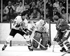 Jim Craig And Mike Milbury Of The Boston Bruins 1970s ICE HOCKEY OLD PHOTO