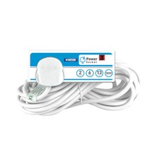 2 GANG Way 6M Long Lead Uk Plug Extension Cable Socket Cord CE UK APPROVED 