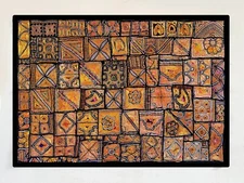 Wall Décor Tapestry Vintage Embroidered Ethnic  Fine Zari Hand work Wall Hanging