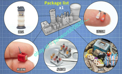 LIANG-0410 1/35 Scale 3D-Print Modern Civilian Supplies Models for Scene DIY new
