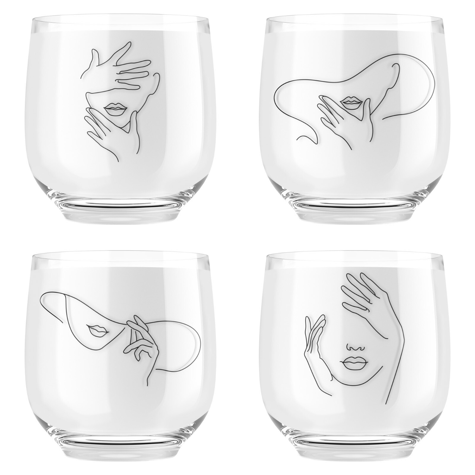 Unzerbrechliche Gläser | stiellos | Kunststoffbecher | Wein | Whirlpools | Wohnmobile
