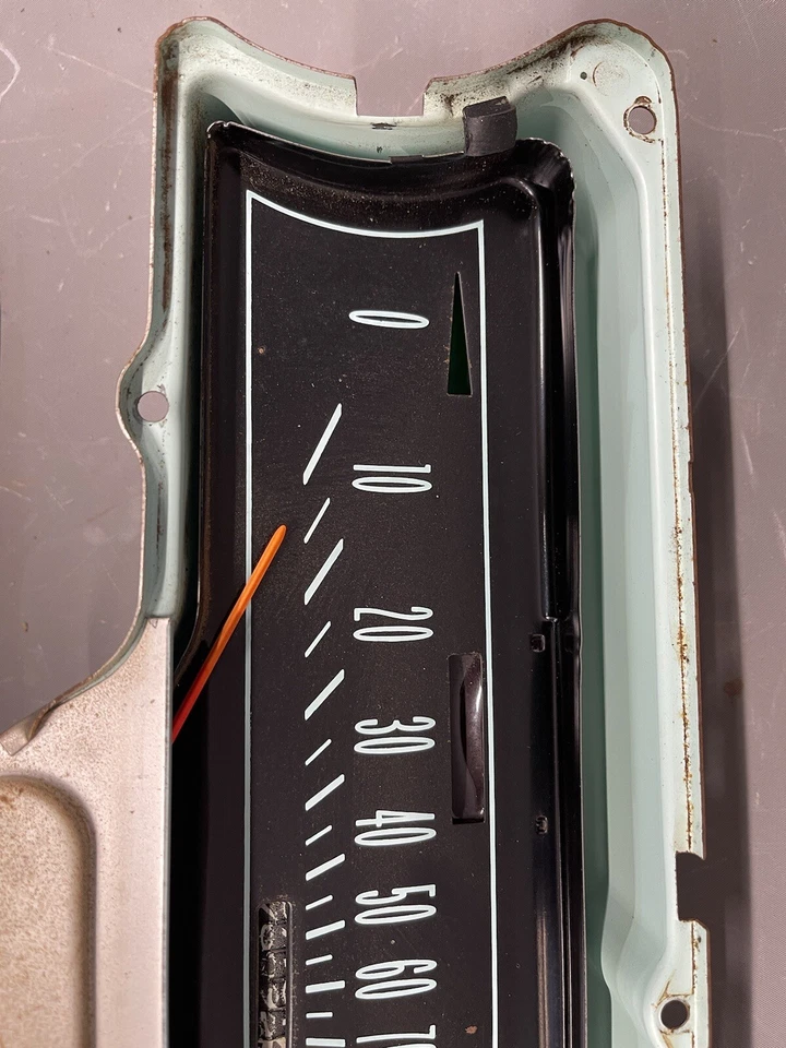 Chevy Impala 1965 tablero velocímetro BelAir Biscayne calibre racimo odómetro bisel Foto 4 de 4