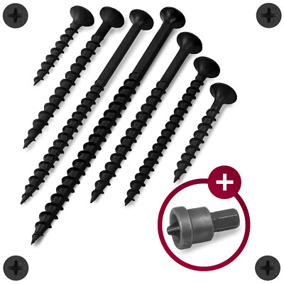 Schnellbauschrauben Trockenbauschrauben Rigipsschrauben + gratis-Bit