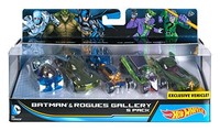 Hot Wheels Batman Vs Superman Character Car - Pack Of 5 Hot Wheels Batman Vs Superman Character Car - Pack Of 5