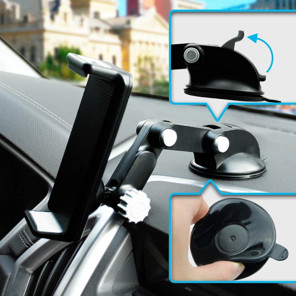Esoulk Universal 360 Degrees Rotation Car Holder Mount for Smartphone and Tablet - Image 3 of 4