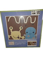 2 CoCaLo Baby 10X10 Peek-a-Boo Monsters Nursery Collect Canvas Wall Art Decor AR