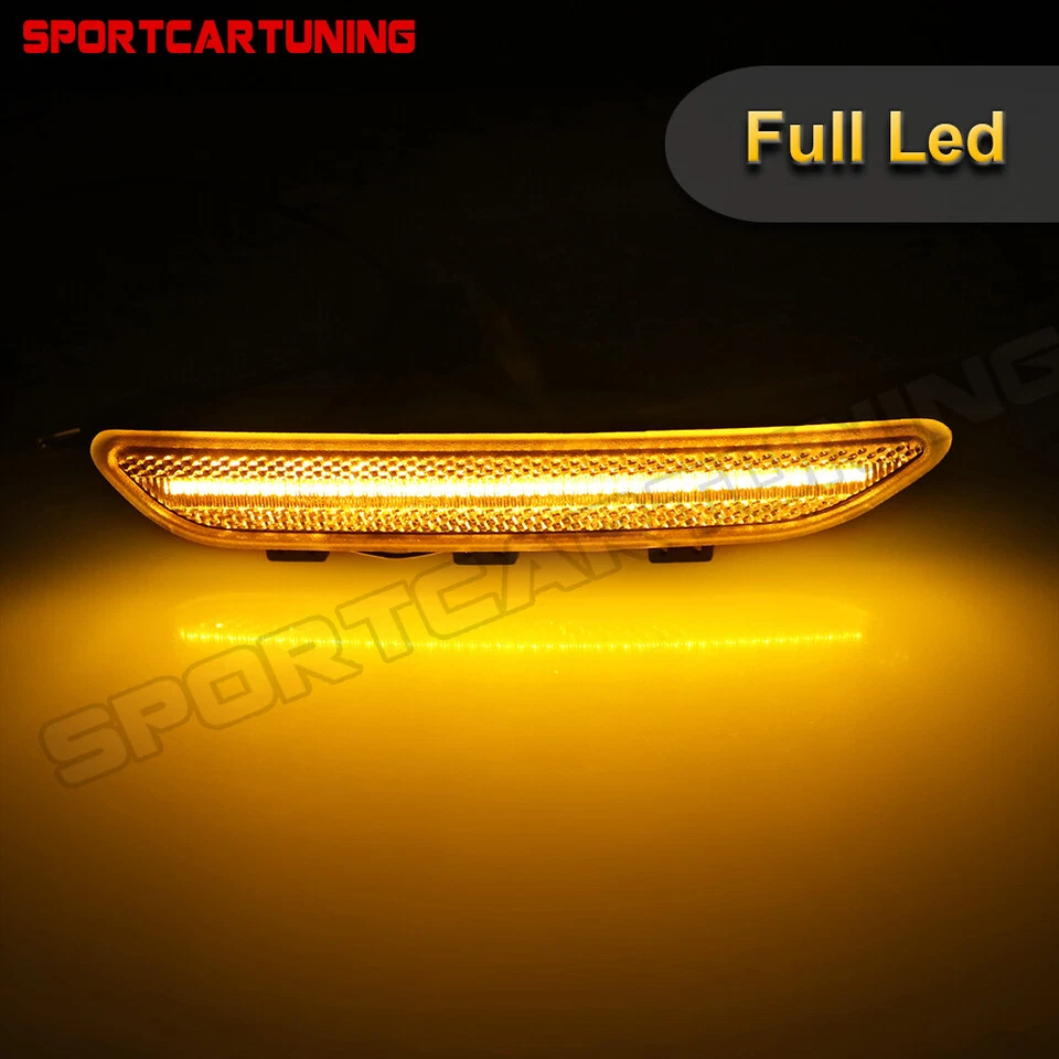 For BMW 3 Series E46 Coupe Convertible 2004-06 LED Front Bumper Reflector Light Foto 2 de 4