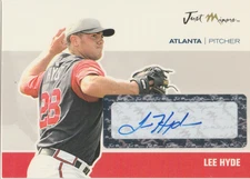 Lee Hyde 2007 Just Minors RC rookie auto autograph card JA-22