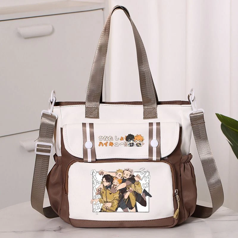Haikyuu!! Anime Satchel Fashion Shoulder Bag Crossbody Bag Nylon Cospaly Gift - Image 4 of 4