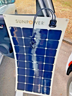 Sun Power Flexible Solar Panel 100 Watt (SAE CONNECTORS) SKU: SPR-E-FLEX-100
