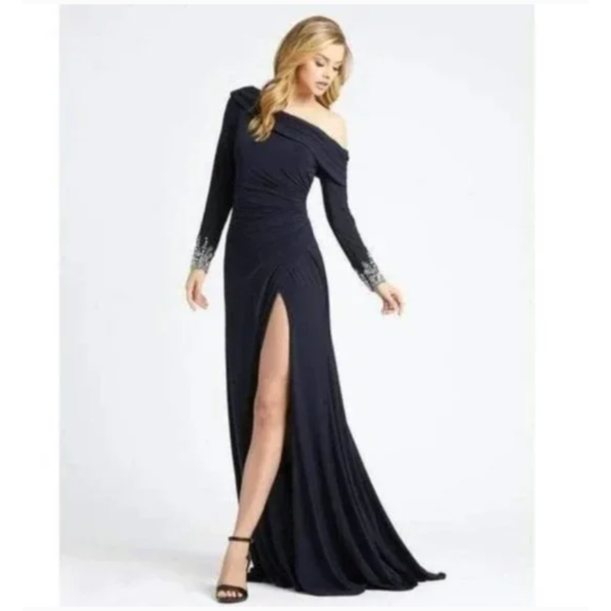Mac Duggal Evening Jewel Cuffed Asymmetrical Gown 14 | eBay Mac Duggal Evening Jewel Cuffed Asymmetrical Gown 14 | eBay