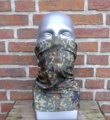 MIL-TEC Schlauchschal Gesichtsschutz Mundschutz Halstuch Multifunktionstuch flecktarn