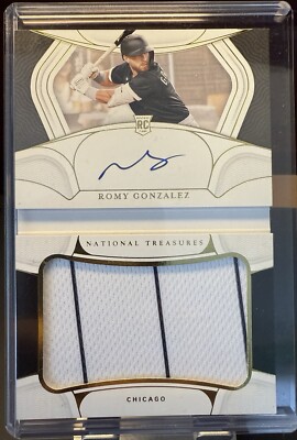 2022 FOTL National Treasures ROMY GONZALEZ SP RARE Booklet RC Auto Patch RPA /99